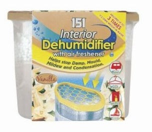 151 Interior Dehumidifier Vanilla With Air Freshner 151 Interior Dehumidifier Vanilla With Air Freshner